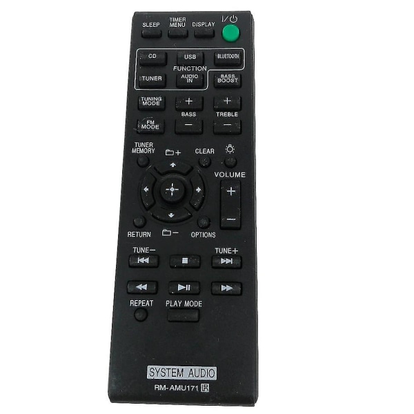 Reservedeler RM-AMU171 for Sony System Audio Fjernkontroll CMT-SBT100 HCD-SBT100 CMT-SBT100B HCD-SBT