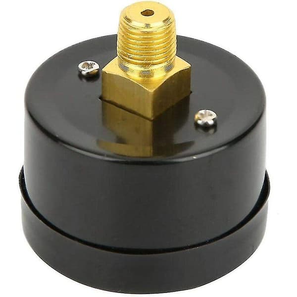 Luftkompressor trykmåler, trykluft trykmåler 0~180 Psi, 0~12 Bar, diameter 42mm trykmåler til skruekompressorer