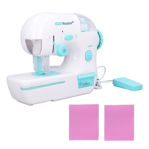 Electric Toy Sewing Machine for Children Over 3 Years Improves Creativity Practical Skills Compact Design