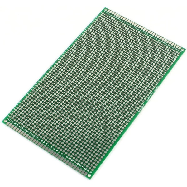 2ST (9 x 15 cm) PCB Board Universal dubbelsidig prototypbräda