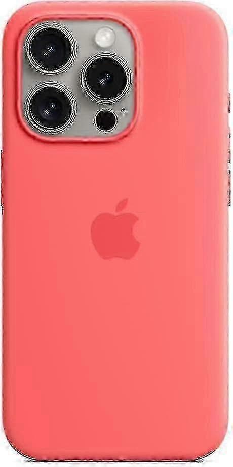 2025 Silikoneetui med MagSafe BV til Apple iPhone 15 Pro Guava