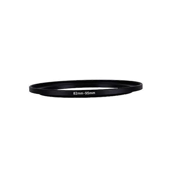 82mm-95mm 82-95 mm 82 til 95 Step Up Lens Filter Metal Ring Adapter Sort