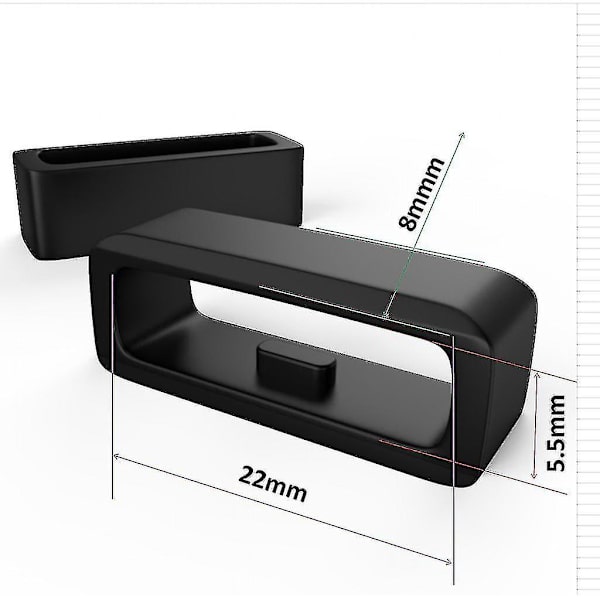 6 stk. Udskiftningsringe til spænder, kompatibel med Garmin Forerunner 220 235 230 35 745 620 630 735xt Bands Connector