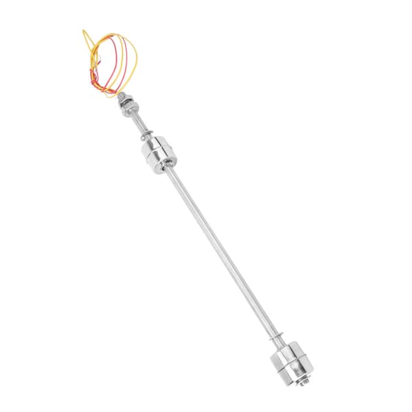 Stor Størrelse Rustfrit Stål Dobbelt Flydekugle Væskeniveausensor til Tank DC0-110V (Flyder 300mm)