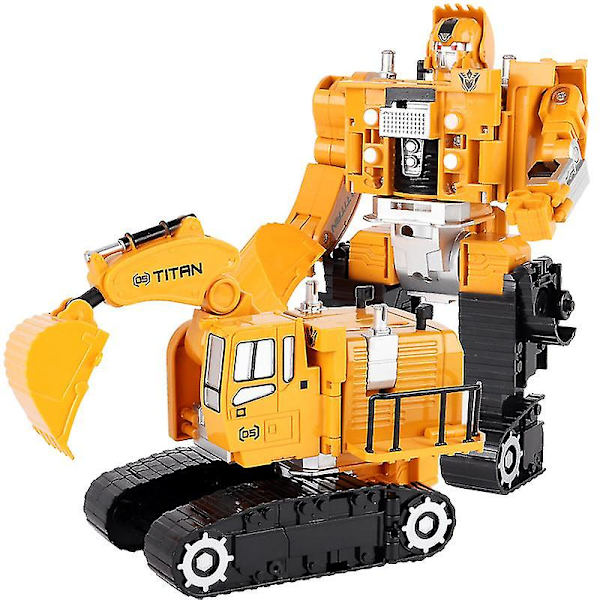 Alloy Transform Robot King Kong Ingeniørkøretøj Model Gravemaskine