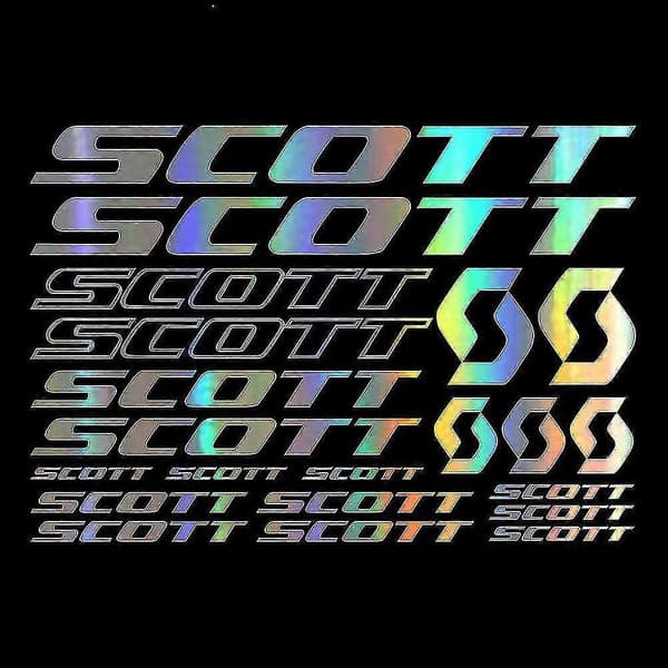 Scott-pyörän rungon tarratarralevy white