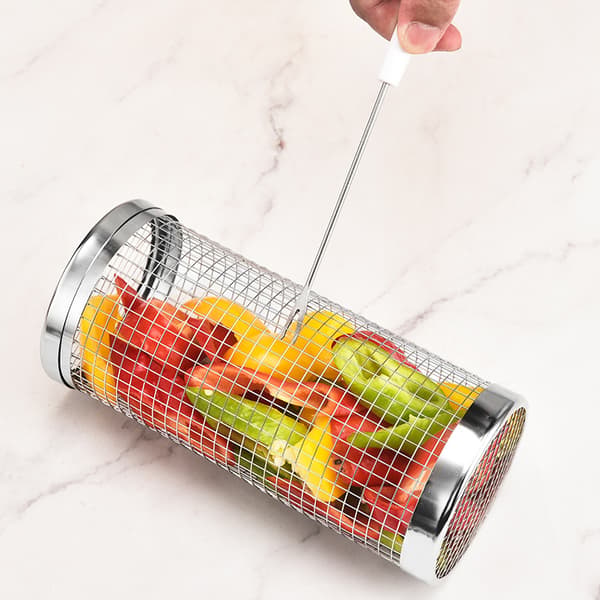 2 x 30 cm grillkurver i rustfritt stål - Xin 2 x 30 cm