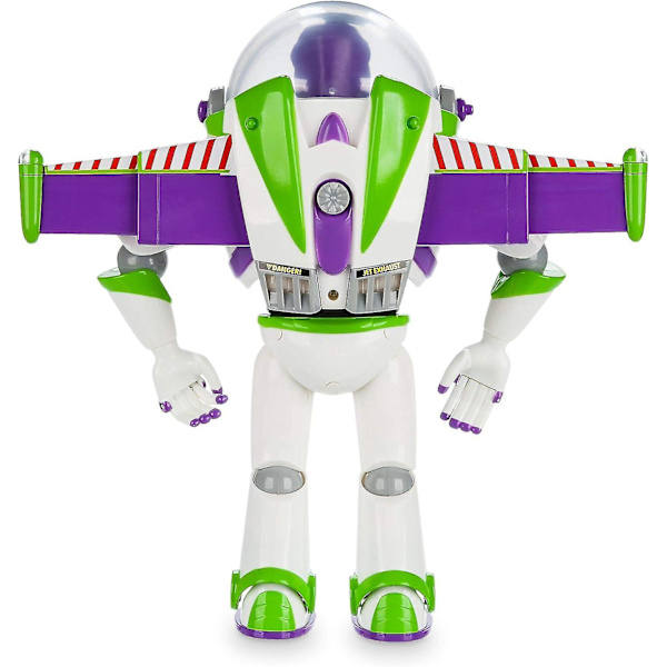 Store Buzz Lightyear Interaktiv Talende Actionfigur Fra Toy Story, 28 cm, Indeholder 10+ Engelske Fraser, Interagerer Med Andre Figurer Og Legetøj