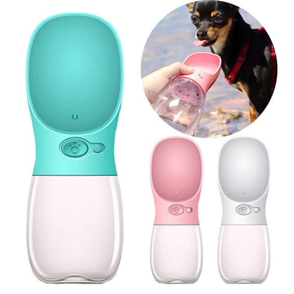 Hunde Vandflaske / Hunde Mælkeflaske 350ml - Hvid Hvid