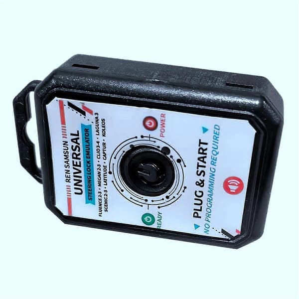 För RENAULIT ELV LOCK Universal rattlåsemulator Simulator ELV Plug and Start med låsljud Black
