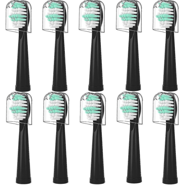 10 Pack Replacement Heads Compatible With Fairywill Toothbrush Heads Electric Handles Fw-507/508/551/d1/d3/d7/d8/fw908/fw910/917/949/958/959/fw610/fw6