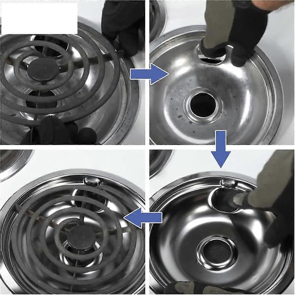 316048413 ja 316048414 Lieden polttimen tippapellit sähköliedelle Silver