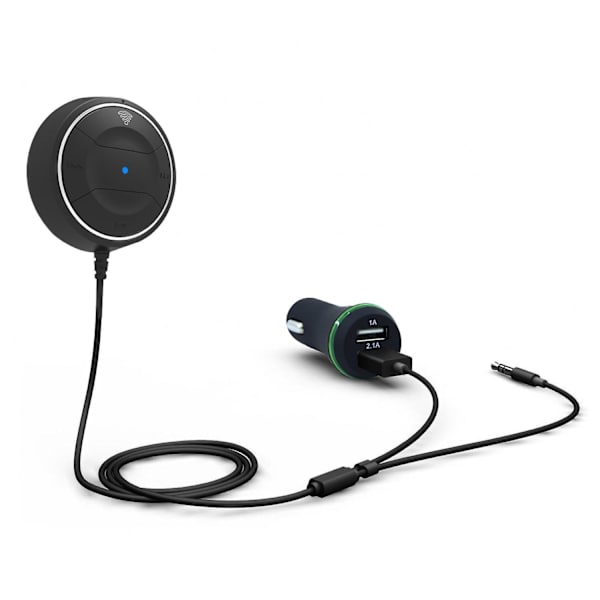 Bluetooth 4.0 Musikspiller Håndfri Bilsæt USB-oplader med NFC-funktion