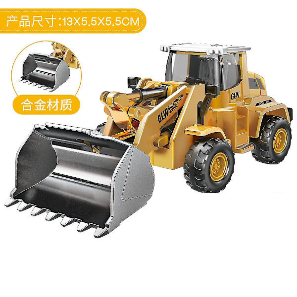 Alloy Engineering Bulldoser Kran Byggebil Tårn Designer For Gutter Lek Excavator Kjøretøy Biler Sett Leke For Barn bulldozer