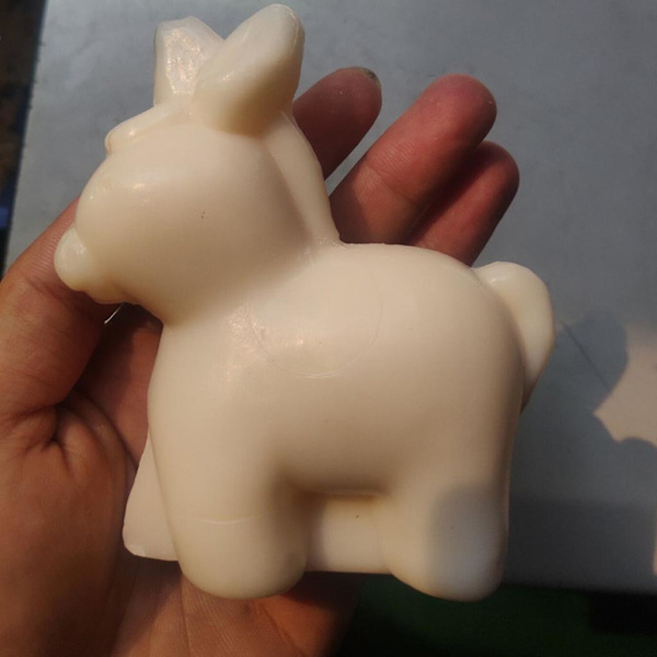 Lille Donkey Epoxy Harpiksform Hjemmedekoration Ornamenter Silikonform DIY Håndværk Gips Stearinlys Støbningsform