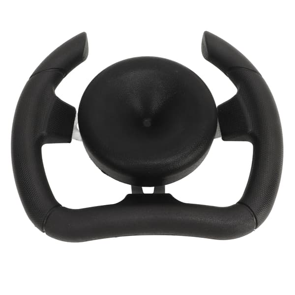 280 mm Black D-Shaped Racing Steering Wheel for Go Kart ATV UTV DIY Modifications