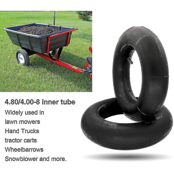 2 st 4.80/4.00-8 Innertube, 4.80/4.00-8 Tube Heavy Duty Ft