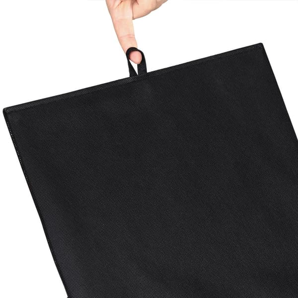 Foldable Storage Bench, Dark Grey, 80x40x40cm, 100L Capacity 6180