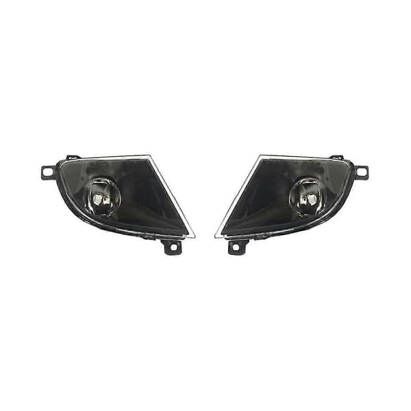1 par bil frontfanger tåkelys kjørelys uten pære for 5-serie E60 E61 2007 2008 2009 Black  Clear