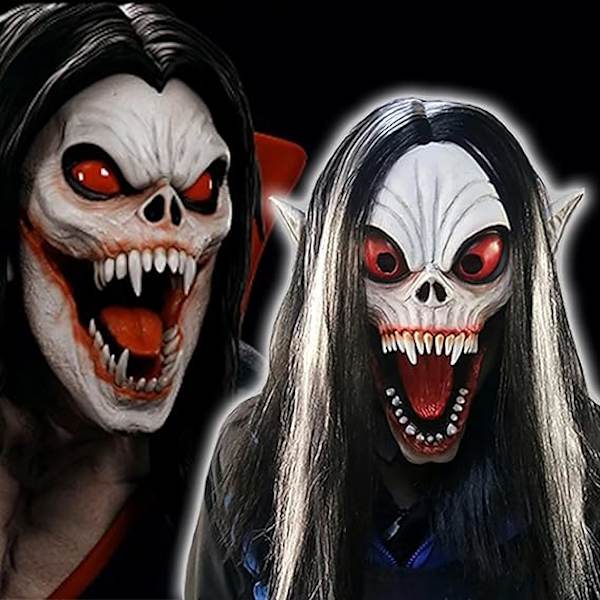 Zombie Vampyrmask Demon Killer Skräck Vandrande Monster Horror H