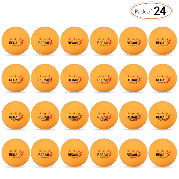 24 stk 40mm Bordtennisballer Ping Pong Baller Amatør Avansert Treningsøvelser Orange