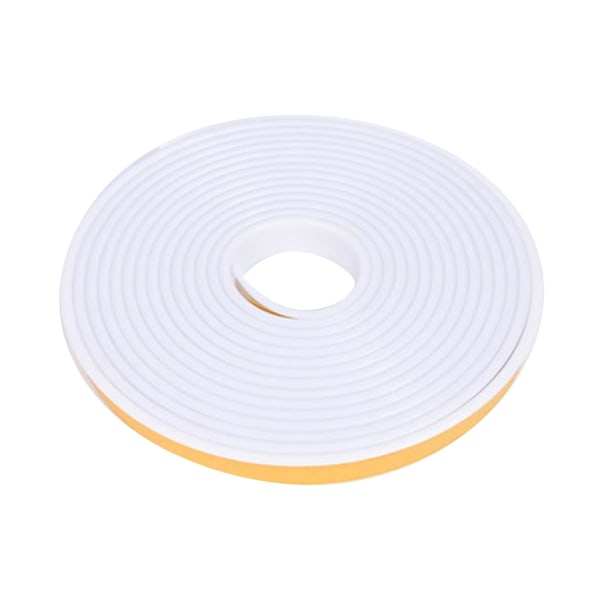 5m selvklebende kantpute Miljøvennlig Høy tilpasningsevne 15 mm U-formet bordkantbeskytter for garderobe White