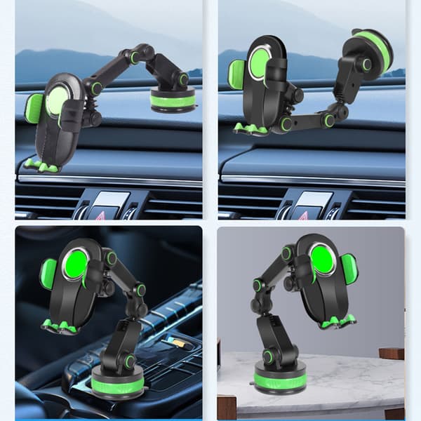 Mobile Phone Holder Car Center Console Stack Holder Suction Cup Support Clamp Mount Hands-free