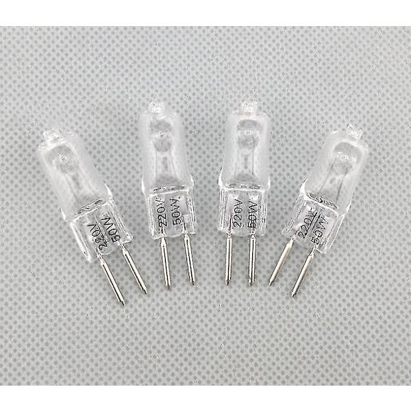 5 stk. 220V G5.3 35W/50W Base Halogen Jc Type Pærer Lys Lampe Pære Gult Lys 50W