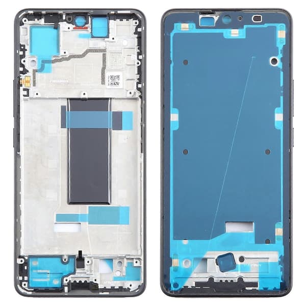 För Xiaomi Redmi Note 13 Pro 5G Original LCD-ramramplatta Black