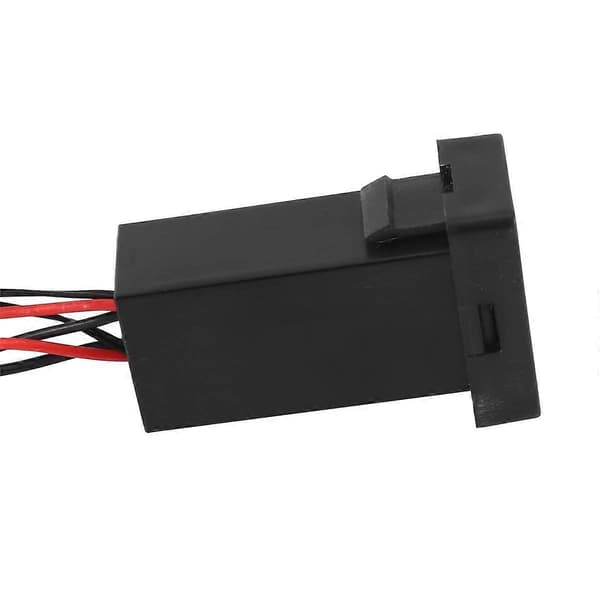 Bil Interiør og Eksteriør Temperatur Display Dobbelt Temperatursensor til Yaris 33X22.5Mm Black