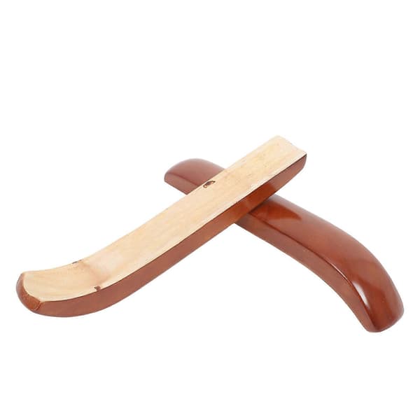 1 Par Kontorstol Armlene Erstatninger Tre Stol Armputer for Kontorstol Dark Red 30.00X5.00X4.50CM