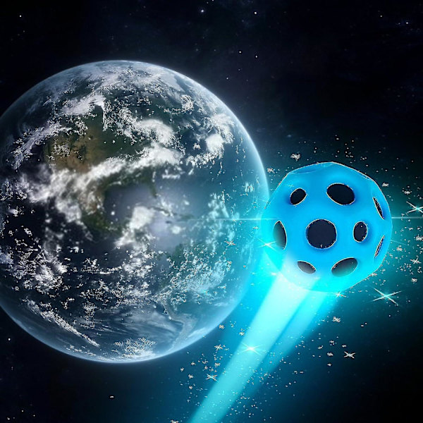 Space Balls Extreme Högstudsande Boll & Pop Ljud Meteor Space Ball, Cool Tiktok Pop Studsande Rymd Red 1pcs