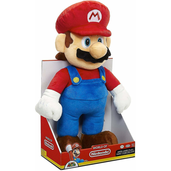 Super Mario Jumbo Plussj Stor Stoffdyr Myk Isdyr 50cm