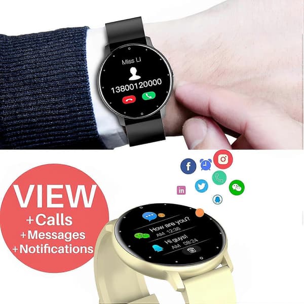 Treningssporer, pulsmåler digital klokke for Android EYI