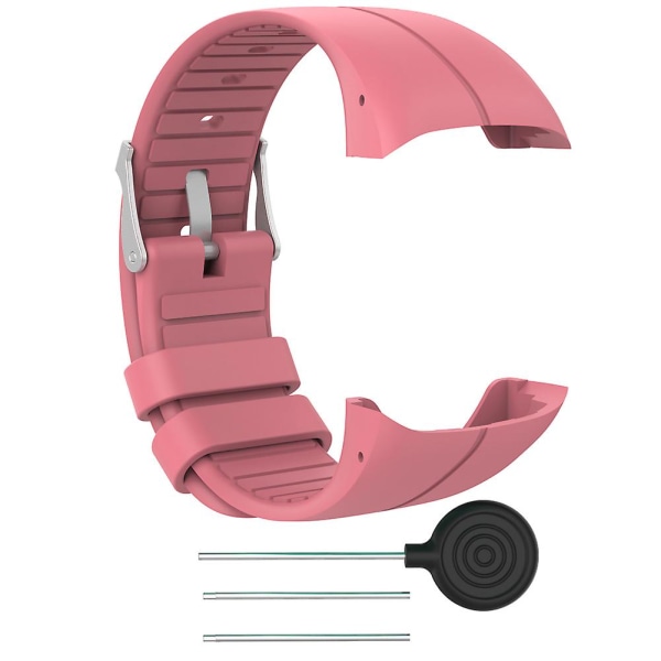 Silikon Andningsarmbandsrem för M400 M430 Smart Watch Watchband Armband pink