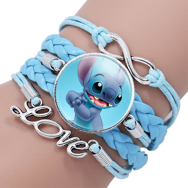 Anime-hahmo Lelun Lilo & Stitch Rannekoru Kawaii Painatus Söpö Ranneke Lapsille Joulujuhlalahja Yksi Kappale 20001903-25mm