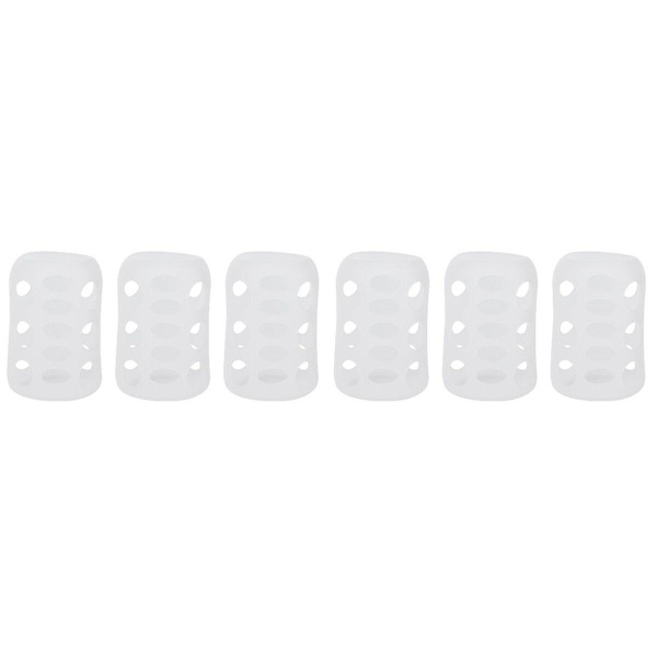9 st Babyflaska Silikon Skyddande Fodral Flaskskydd Flaska Ärm 6 pcs