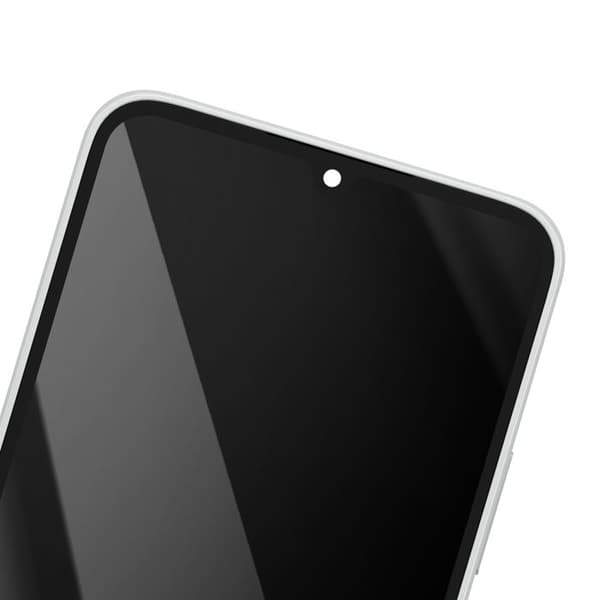 Komplet Soft OLED Erstatningsskærm til Galaxy A34 5G med Sølvchassis Grå