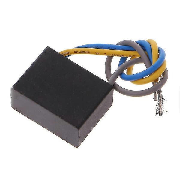 Sort Cbb61 1.5uf+2.5uf 3 ledninger Ac 250v 50/60hz kondensator til loftventilator