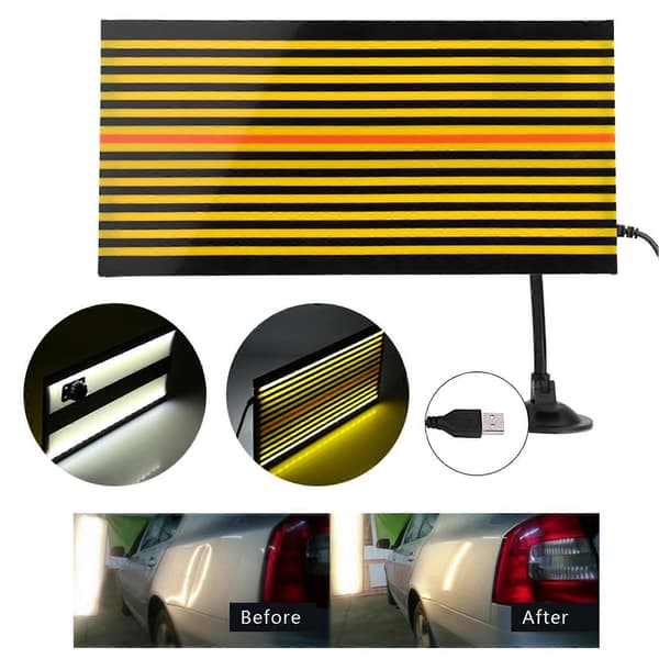 Værktøj til lakfri bulefjernelse, reflektorlinjebræt med LED-lys og USB