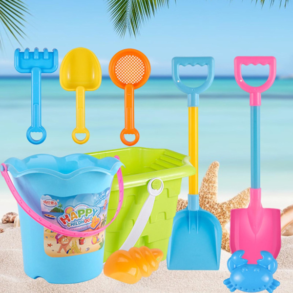1 Sæt Sandgraveværktøj Robust Glat Overflade Plastik Børns Strand Sand Legetøj Til Sommer Jiyuge C