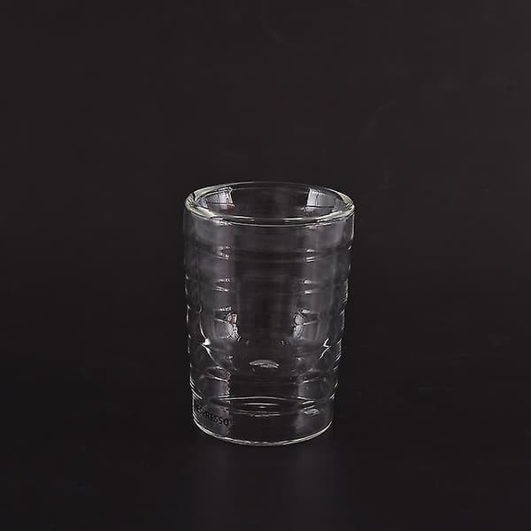 Handblåst dubbelväggig glaskopp Nespresso kaffemugg och koppar termoglas-hao 350ml