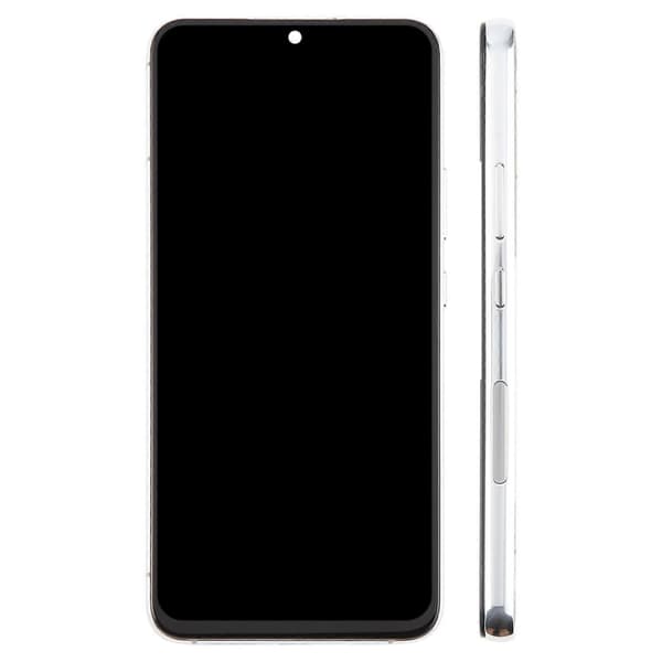 För Samsung Galaxy S22+ SM-S906B 6.43 tum TFT LCD-skärm Digitizer Komplett Montering med Ram, Stöder Inte Fingeravtrycksidentifiering Silver