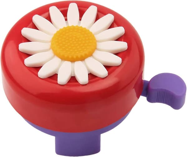 Lasten pyörän kello tyttöjen pyörään, punainen ja violetti