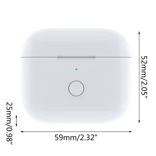 Wireless Charging Case Box Charger for 3 Bluetooth-compatible Headphones with LED Indicator