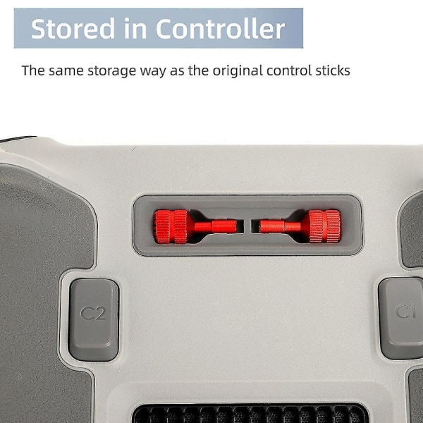Controller Sticks til Dji Mini 3 Pro Fjernbetjening red