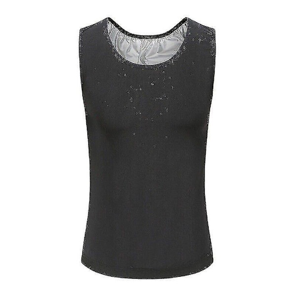 Gynecomastia Kompresstanktopp Sauna Svette Trenings Shapewear (1 stk) S of M
