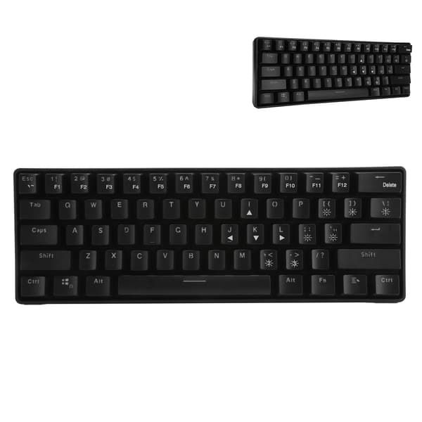 Wireless Dual Mode RGB Backlit Mechanical Gaming Keyboard Computer Accessories YK600 2.4G Receiver
