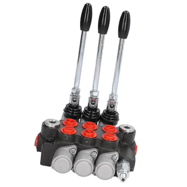 Hydraulisk 3-spole kontrolventil til landbrugsudstyr