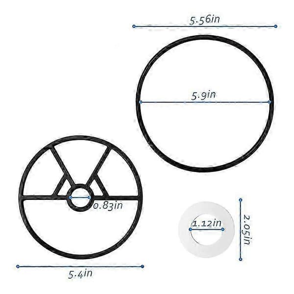 För Hayward Multi-Port Ventil Delar O-Ring Packningsrenoveringssats O-Ring
